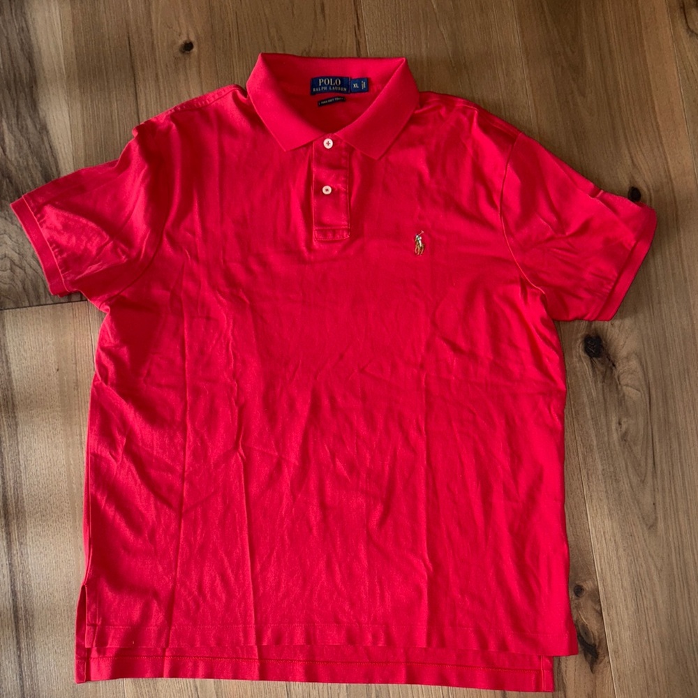Ralph Lauren Vibrant Red Polo Shirt